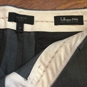 Jcrew italian tollegno slacks